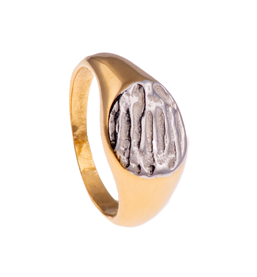 Anillo Coral Plano Ch Dor